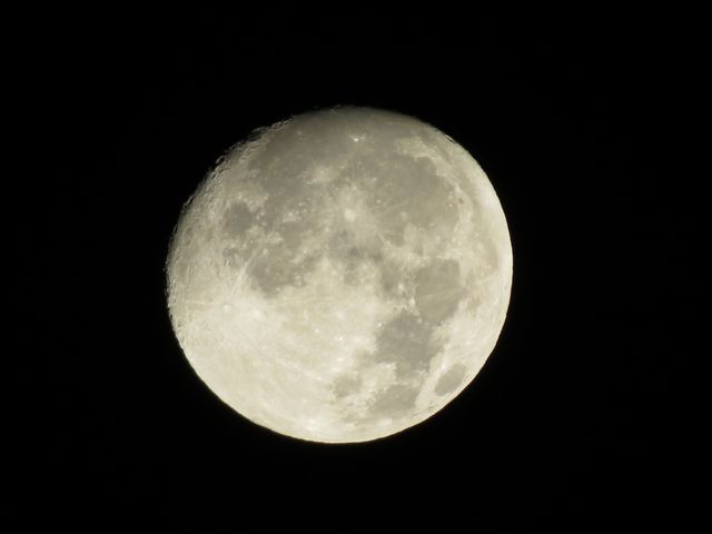 Bright Full Moon Against Dark Sky - Download Free Stock Photos Pikwizard.com