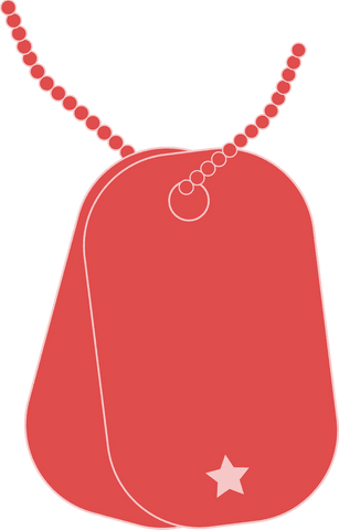 red dog tag on transparent background with copy space design - Download Free Stock Videos Pikwizard.com