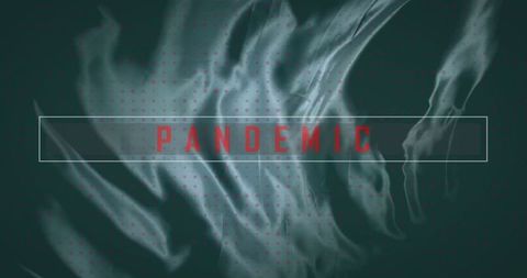 Innovative Pandemic-Themed Digital Art with minimalist Elements