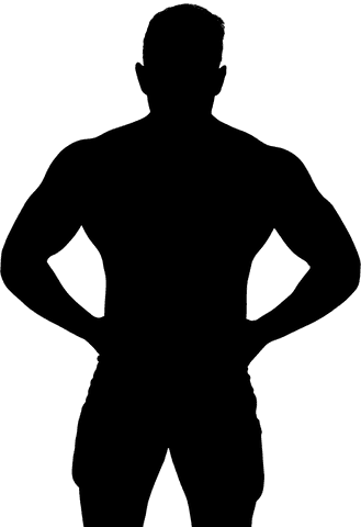 silhouette of athletic man transparent flexing muscles - Download Free Stock Videos Pikwizard.com