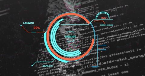 Digital Data Processing and Analytics in Futuristic Interface - Download Free Stock Images Pikwizard.com