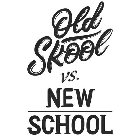 old school vs. new school design on transparent background - Download Free Stock Videos Pikwizard.com