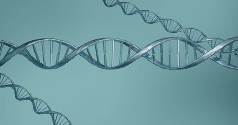dna double helix representation on blue background - Download Free Stock Images Pikwizard.com