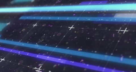 Abstract Digital Interface with Glowing Blue Grid Lines - Download Free Stock Images Pikwizard.com