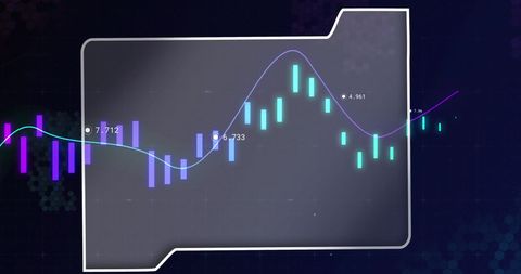 Futuristic Data Analysis with Chart and Digital Graphics - Download Free Stock Images Pikwizard.com