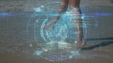 Futuristic Augmented Reality Beach Experience Concept