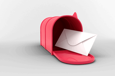 red mailbox with envelope on transparent background - Download Free Stock Videos Pikwizard.com