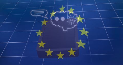 European Union Digital Technology and Connectivity Concept - Download Free Stock Images Pikwizard.com