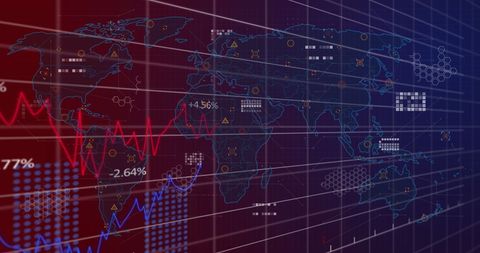 Global Financial Markets and Technology Analysis - Download Free Stock Images Pikwizard.com