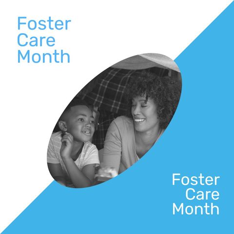 Foster Care Month Celebration with Mother and Son - Download Free Stock Templates Pikwizard.com