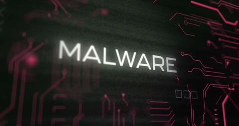 Malware Concept with Futuristic Digital Circuit Design - Download Free Stock Images Pikwizard.com