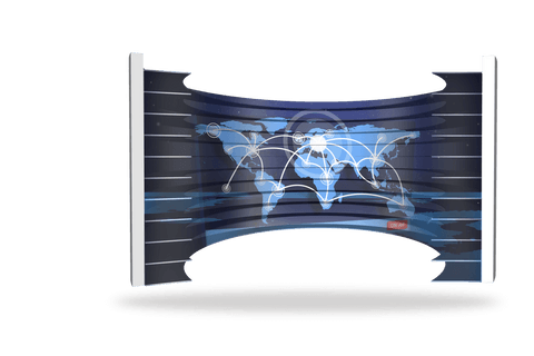 abstract transparent world map on digital background - Download Free Stock Videos Pikwizard.com