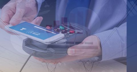 Contactless Payment Solution with Smartphone and Terminal - Download Free Stock Images Pikwizard.com