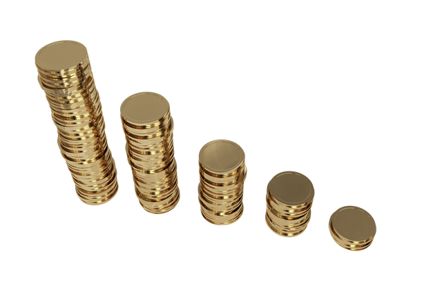 Transparent Row of Stacked Gold Coins for Financial Growth Concept - Download Free Stock Videos Pikwizard.com