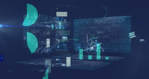 Virtual Data Analysis Interface with Digital Graphics