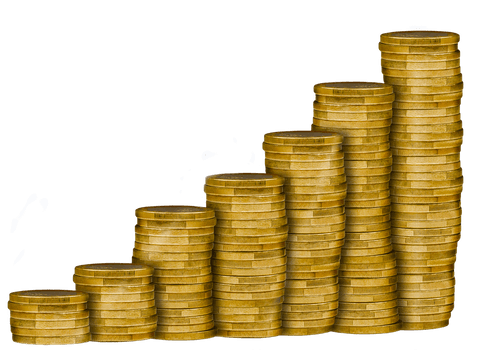rising coin stack on transparent background for financial success concept - Download Free Stock Videos Pikwizard.com