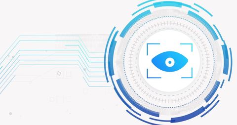 Digital Eye Symbolizing Cyber Security Networks - Download Free Stock Images Pikwizard.com