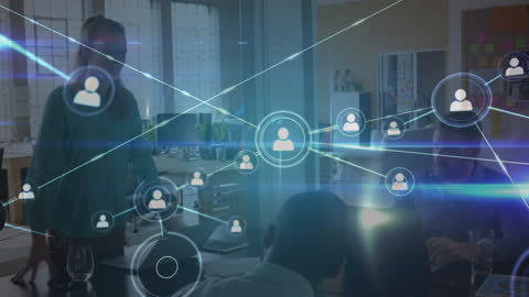 Business Connection Network Over Diverse Team