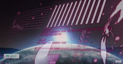 Digital Interface Data Processing Over Globe - Download Free Stock Images Pikwizard.com
