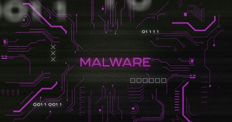 Malware Alerts in Digital Cybersecurity Framework - Download Free Stock Images Pikwizard.com