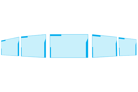 Transparent Vector of Modern Blue Screens - Download Free Stock Videos Pikwizard.com