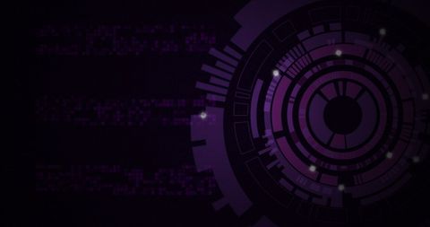 Futuristic Digital Interface with Abstract Circular Design - Download Free Stock Images Pikwizard.com
