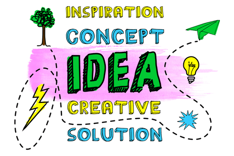 Colorful Creative Idea Concept Illustration on Transparent Background - Download Free Stock Videos Pikwizard.com