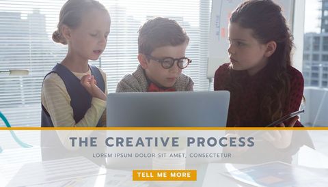 Young Students Collaborating on Creative Project at Laptop - Download Free Stock Templates Pikwizard.com
