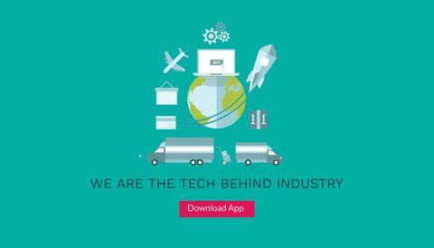global connectivity and tech solutions for industry enhancement - Download Free Stock Templates Pikwizard.com