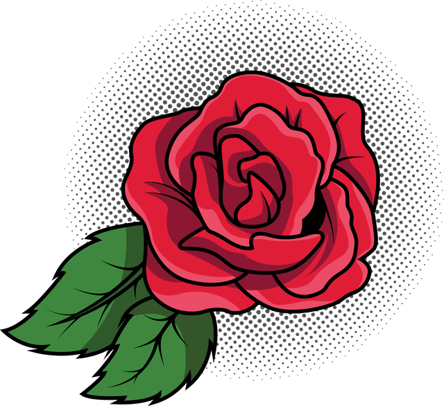 Red Rose Digital Artwork on Transparent Background, Symbolizing Love and Romance - Download Free Stock Videos Pikwizard.com