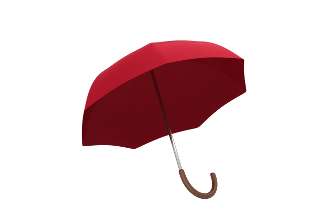 Transparent Red Umbrella Vector Illustration - Download Free Stock Videos Pikwizard.com