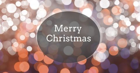 merry christmas glow with festive bokeh lights - Download Free Stock Templates Pikwizard.com