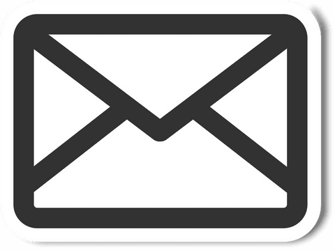 black and white envelope symbol on transparent background - Download Free Stock Videos Pikwizard.com
