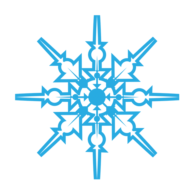 Intricate Blue Transparent Snowflake Design on Clear Background - Download Free Stock Videos Pikwizard.com