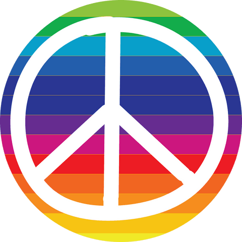colorful peace symbol on transparent background for social equality graphics - Download Free Stock Videos Pikwizard.com