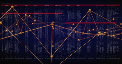 Digital Connections and Data Processing Over Dark Background - Download Free Stock Images Pikwizard.com