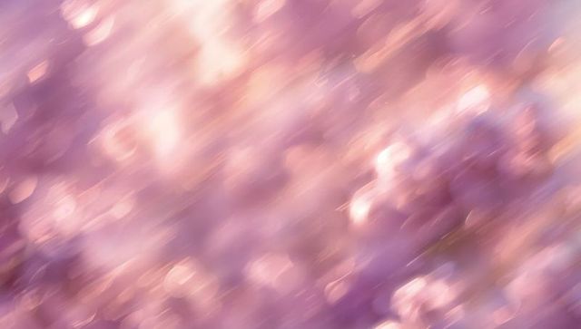 Drifting pastel bokeh over lavender blossoms soft dreamy background for romance wellness