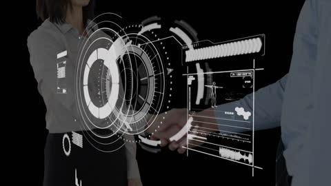 Business Partnership with Futuristic Data Interface