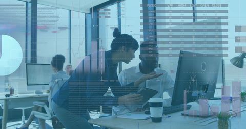 Diverse Team Collaborates in High-Tech Office Environment - Download Free Stock Images Pikwizard.com