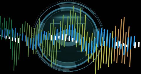 eye retina scanner and data processing in cyber security concept - Download Free Stock Images Pikwizard.com