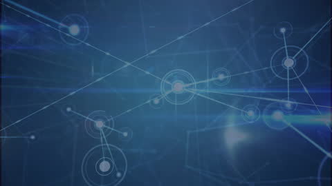 Digital Global Networking and Data Connections Background