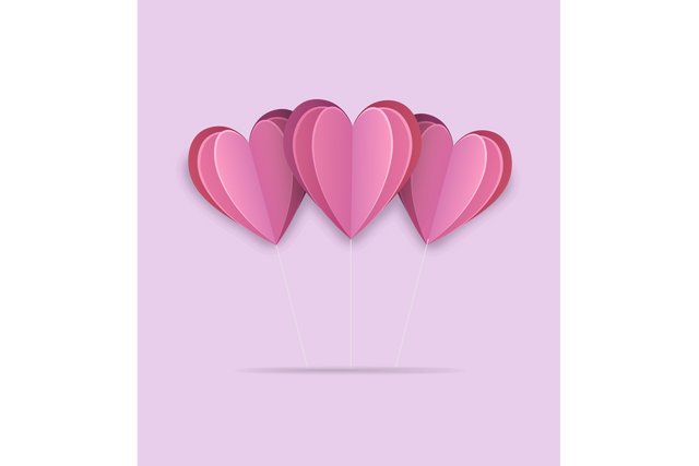 Transparent Pink Heart-Shaped Balloons on Light Pink Background - Download Free Stock Videos Pikwizard.com