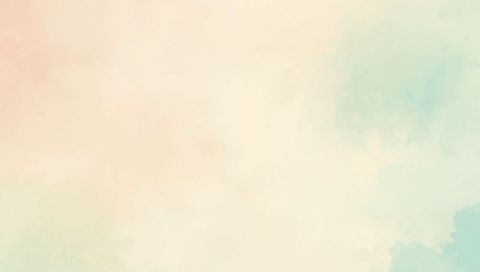 Pastel watercolor wash blending peach and mint tones for serene gradient background