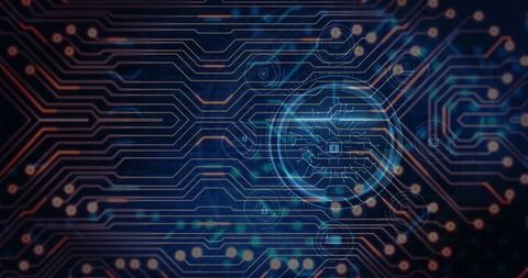 Futuristic Circuit Design Illustrating Cybersecurity in Medicine - Download Free Stock Images Pikwizard.com