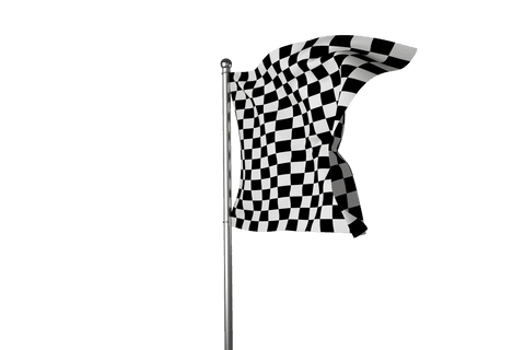 checkered racing flag waving on transparent background - Download Free Stock Videos Pikwizard.com