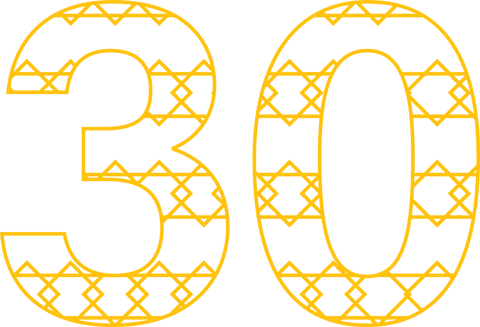 Transparent Number 30 Illustration with Patterned Design - Download Free Stock Videos Pikwizard.com