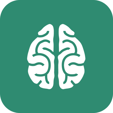 transparent brain icon on green isolated background with copy space - Download Free Stock Videos Pikwizard.com