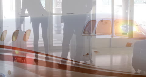 Business Meeting Animation with Financial Data and Statistics