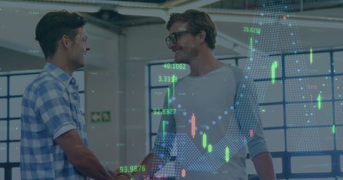 Business Agreement: Financial Data Concept Visual