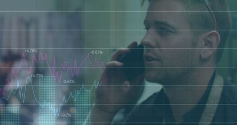 Analyzing Financial Data on Smartphone in Digital Interface - Download Free Stock Images Pikwizard.com